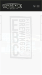 Mobile Screenshot of ellicottvillebrewing.com